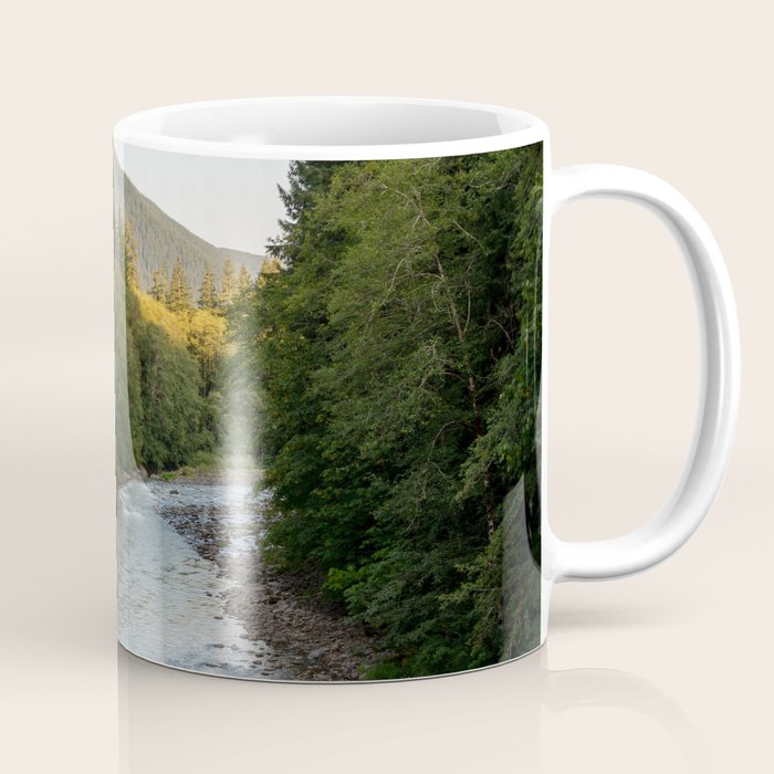 Adventure Forest River II - Pacific Northwest Wanderlust Coffee Mug Gallery Image 1