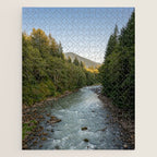 Adventure Forest River II - Pacific Northwest Wanderlust Jigsaw Puzzle Gallery Image 1