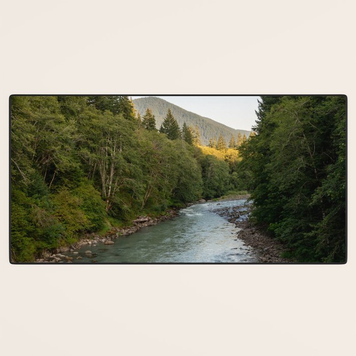 Adventure Forest River II - Pacific Northwest Wanderlust Desk Mat Gallery Image 3