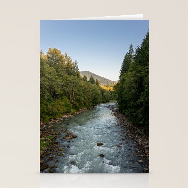 Adventure Forest River II - Pacific Northwest Wanderlust Stationery Card Gallery Image 1