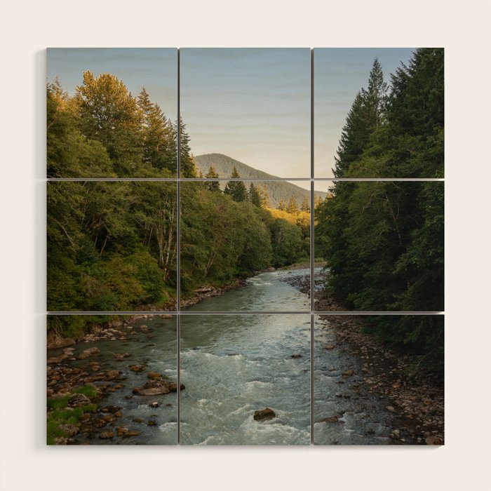 Adventure Forest River II - Pacific Northwest Wanderlust Wood Wall Art Gallery Image 1