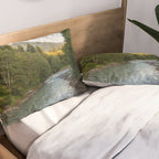 Adventure Forest River II - Pacific Northwest Wanderlust Pillow Sham Gallery Image 2