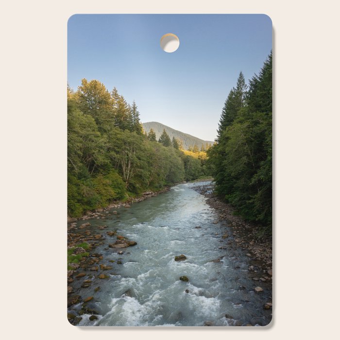 Adventure Forest River II - Pacific Northwest Wanderlust Cutting Board Gallery Image 1