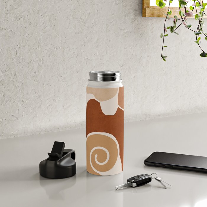 Modern Abstract Art Cat 3 Water Bottle Gallery Image 4