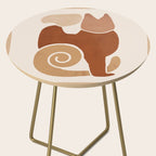 Modern Abstract Art Cat 3 Side Table Gallery Image 2
