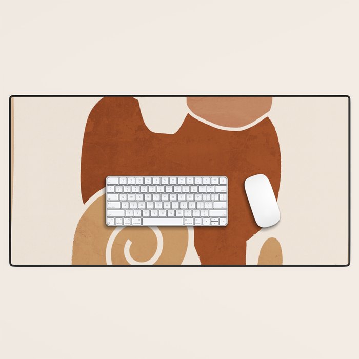 Modern Abstract Art Cat 3 Desk Mat Gallery Image 1