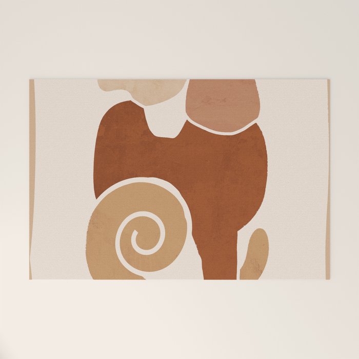 Modern Abstract Art Cat 3 Welcome Mat Gallery Image 1