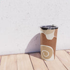 Modern Abstract Art Cat 3 Travel Mug Gallery Image 4