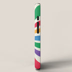 Retro Sunrise 2: 80s Rainbow Edition iPhone Case Gallery Image 2