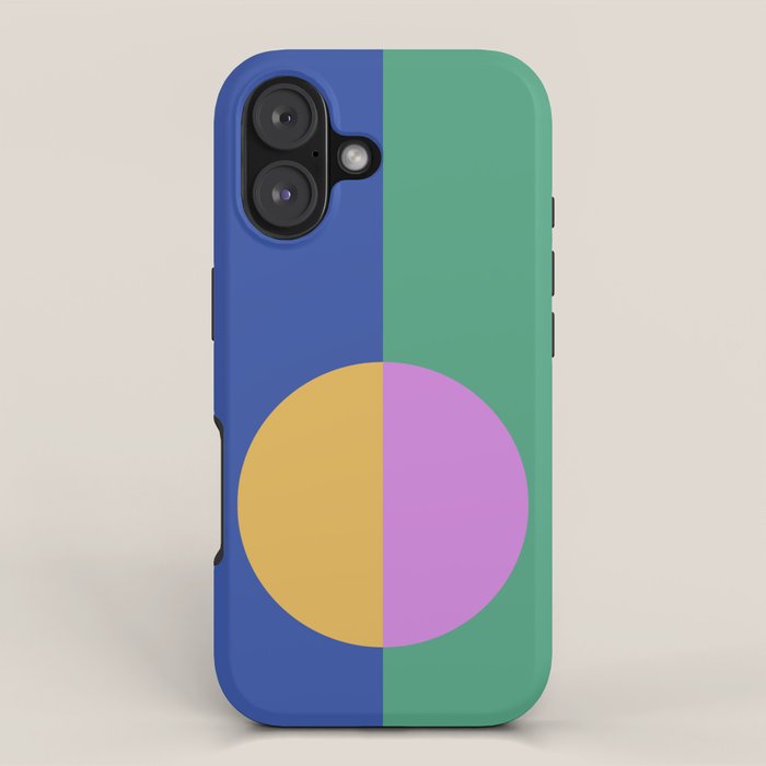 Color Block Abstract III iPhone Case Gallery Image 1
