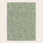 William Morris Bird & Anemone Sage Green Poster Gallery Image 4