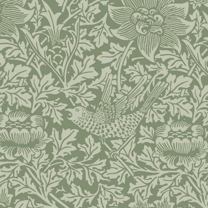 William Morris Bird & Anemone Sage Green Coffee Mug Gallery Image 2