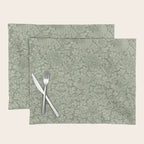 William Morris Bird & Anemone Sage Green Placemat Gallery Image 1