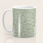 William Morris Bird & Anemone Sage Green Coffee Mug Gallery Image 3