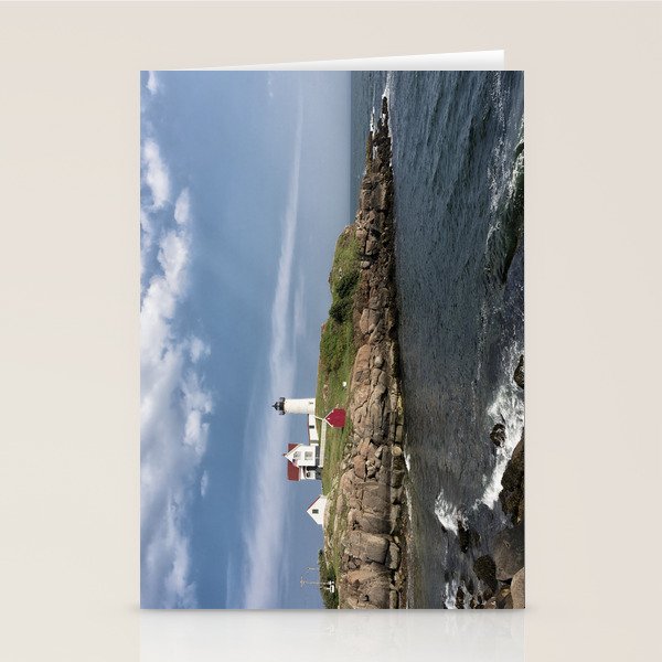 Nubble Lighthouse in Summer Stationery Card Gallery Image 2