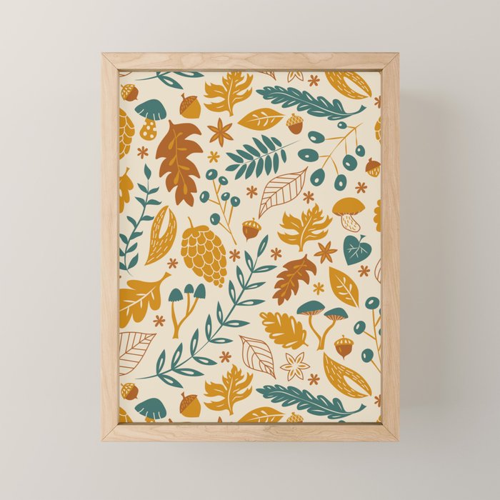 Autumn Foliage Mini Art Print Gallery Image 1