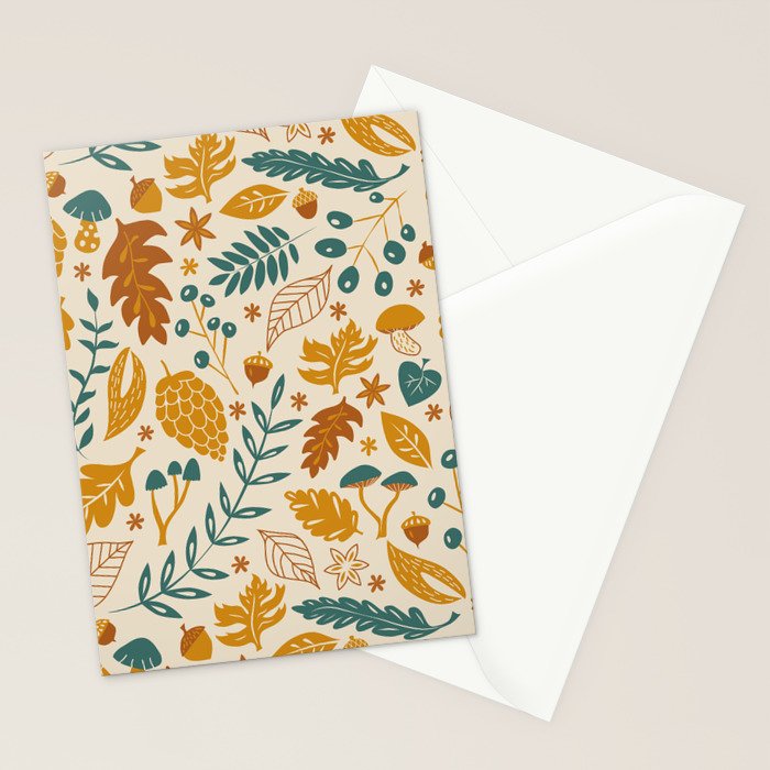 Autumn Foliage Stationery Card Gallery Image 2