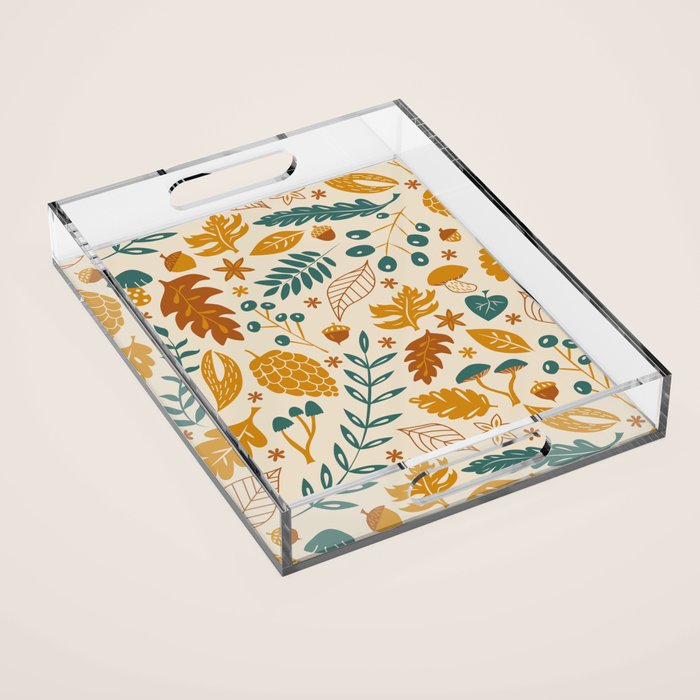 Autumn Foliage Acrylic Tray Gallery Image 1