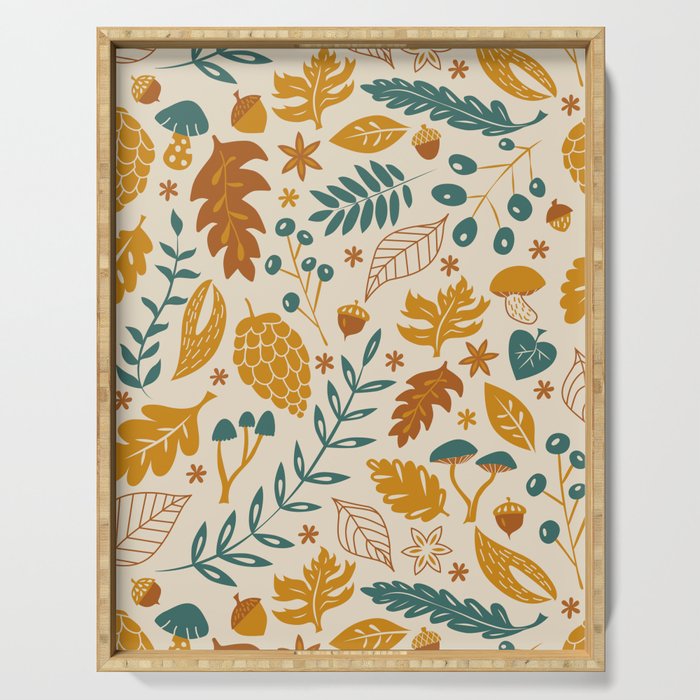Autumn Foliage Serving Tray Gallery Image 1