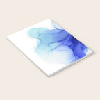 Blue Floral Abstract Ink Notebook Gallery Image 3