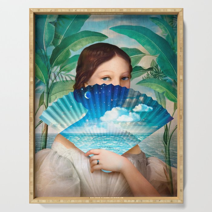 Into the Blue Serving Tray Gallery Image 1
