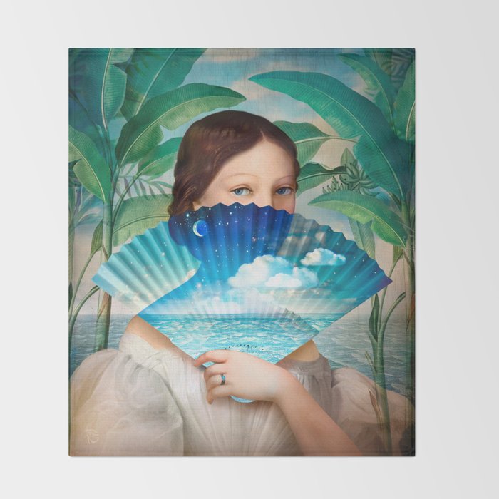 Into the Blue Throw Blanket Gallery Image 2