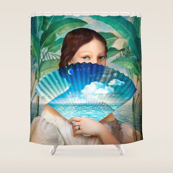 Into the Blue Shower Curtain Gallery Image 1