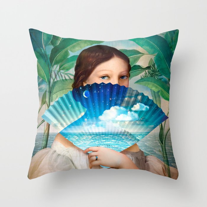Into the Blue Throw Pillow Gallery Image 6