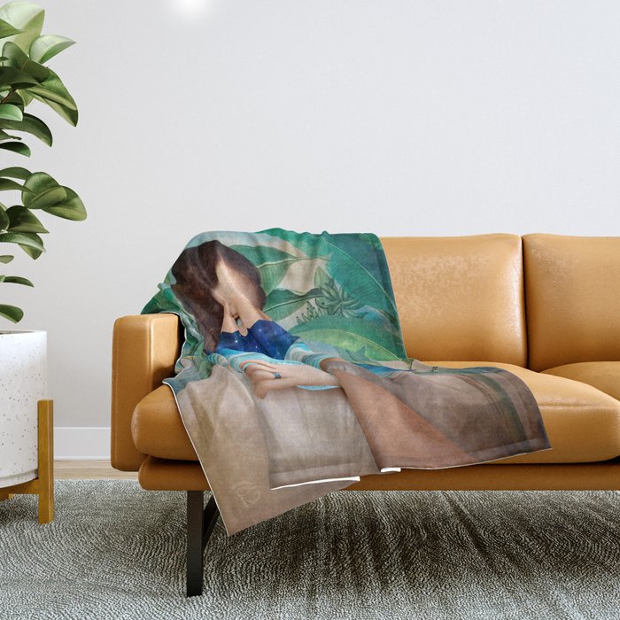 Into the Blue Throw Blanket Gallery Image 1