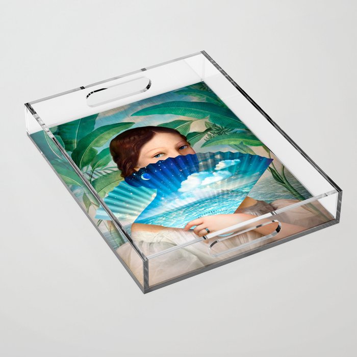 Into the Blue Acrylic Tray Gallery Image 1