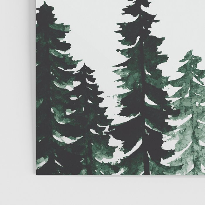 Foggy Pine Trees 2 Poster Gallery Image 3