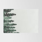 Foggy Pine Trees 2 Rug Gallery Image 2