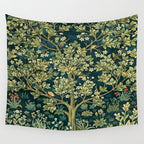 William Morris Tree Of Life  Wall Tapestry Gallery Image 4