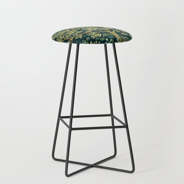 William Morris Tree Of Life  Stool Gallery Image 1
