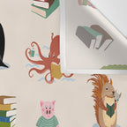 Animal Readers Wall Tapestry Gallery Image 3