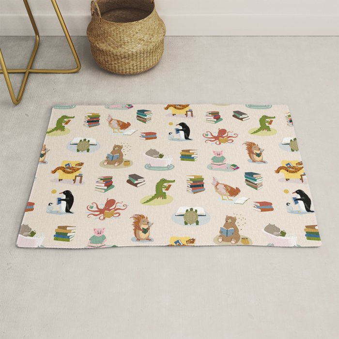 Animal Readers Rug Gallery Image 1