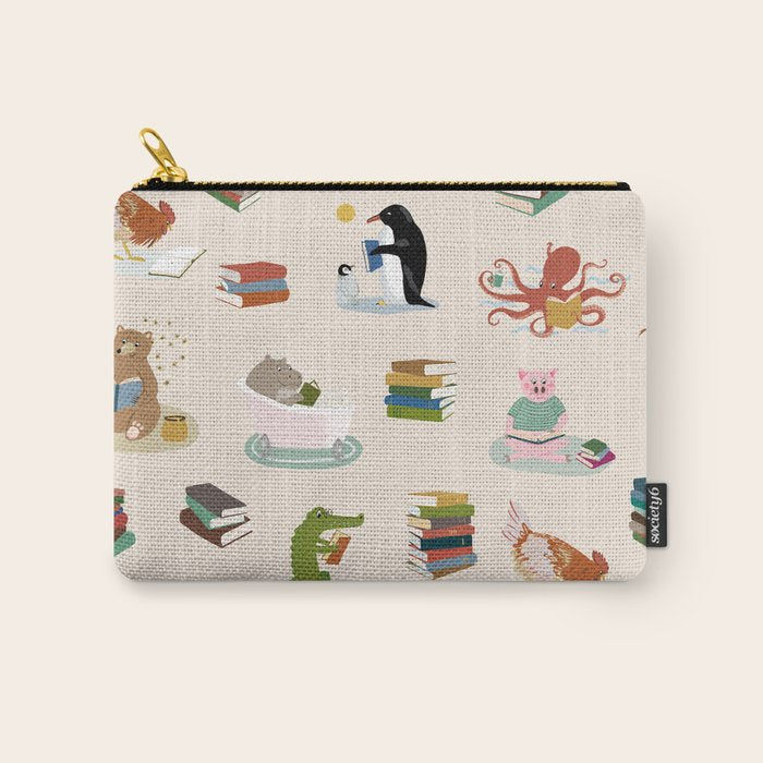 Animal Readers Carry All Pouch Gallery Image 1