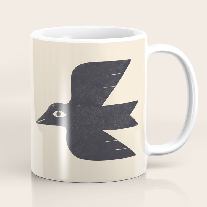 Minimal Blackbird No. 1 Coffee Mug Gallery Image 1