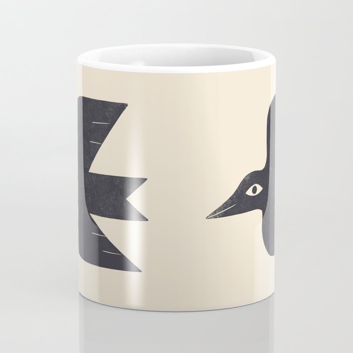 Minimal Blackbird No. 1 Coffee Mug Gallery Image 4