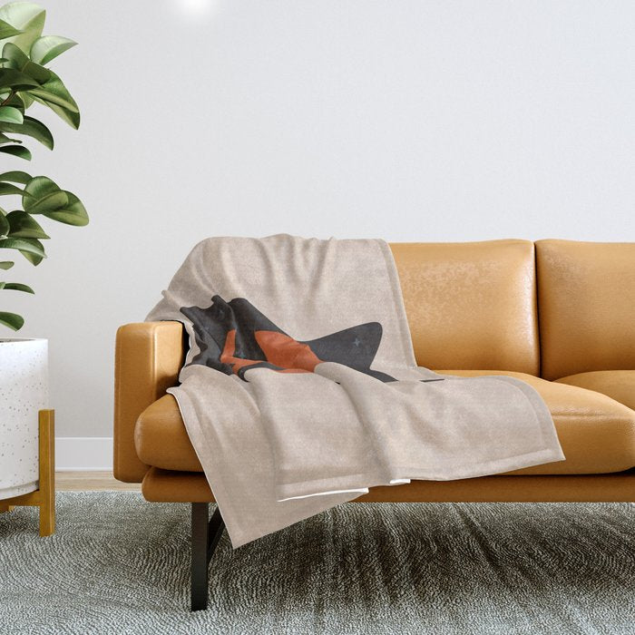 Cat Landscape 156 Throw Blanket Gallery Image 1