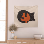 Cat Landscape 156 Wall Tapestry Gallery Image 2