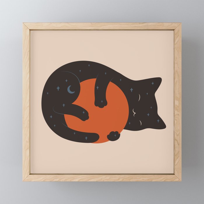 Cat Landscape 156 Mini Art Print Gallery Image 1