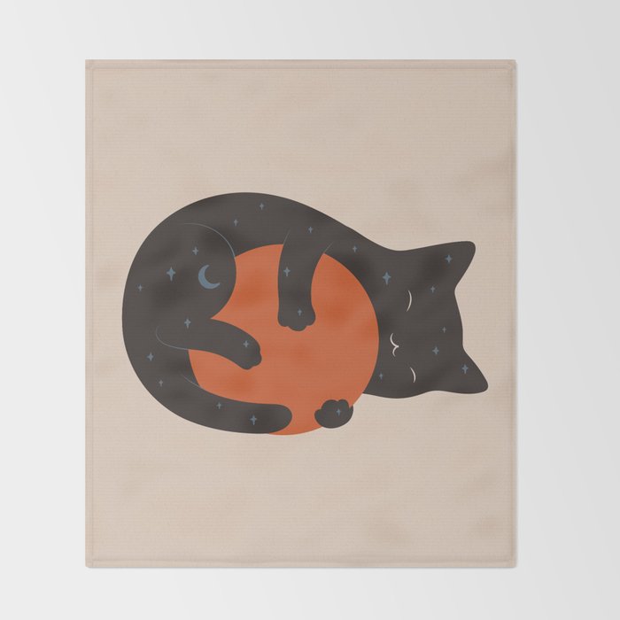 Cat Landscape 156 Throw Blanket Gallery Image 2