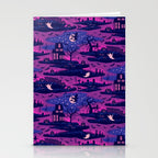 Halloween Night - Mystic Violet  Stationery Card Gallery Image 2