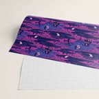 Halloween Night - Mystic Violet  Wrapping Paper Gallery Image 2