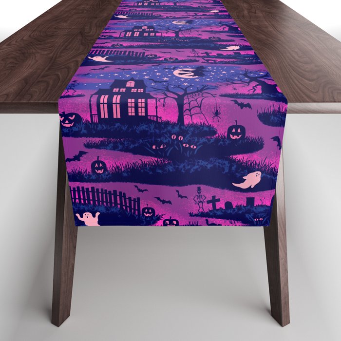 Halloween Night - Mystic Violet  Table Runner