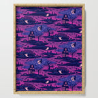 Halloween Night - Mystic Violet  Serving Tray Gallery Image 1