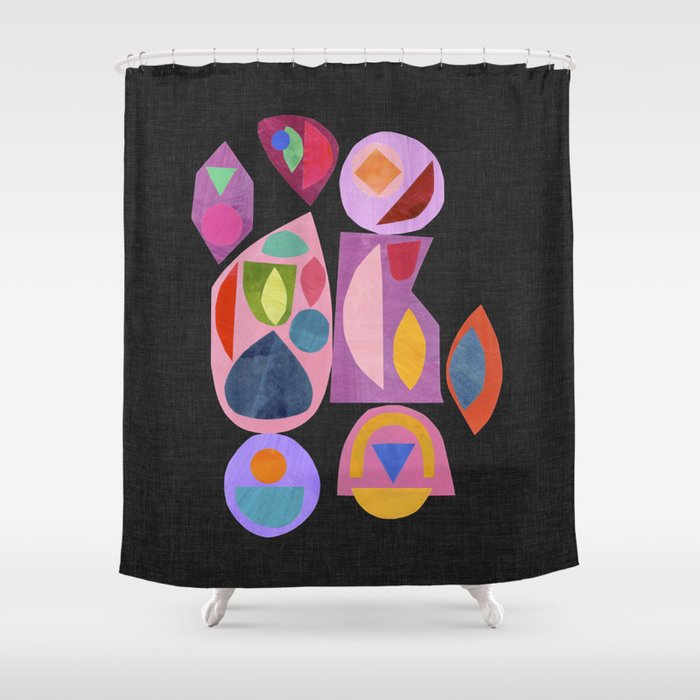 Midnight Mirror Shower Curtain Gallery Image 1