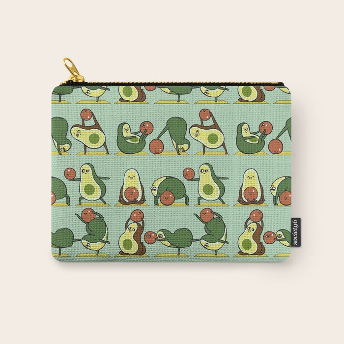 Avocado Yoga With The Seed Carry All Pouch Gallery Image 1