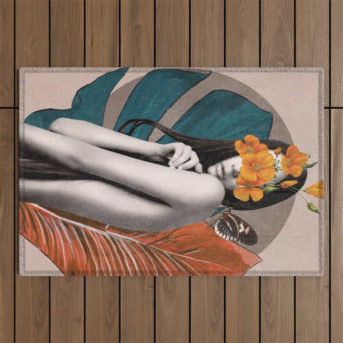 Tropical Girl 5 Outdoor Rug Gallery Image 1